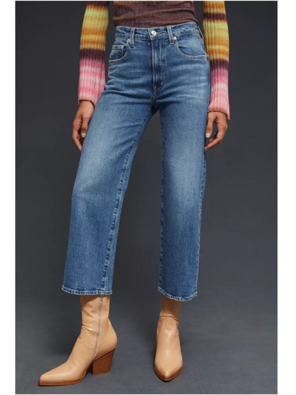 Edwin Marli High Rise Ankle Jeans in Paloma 27